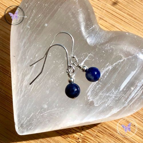 Sodalite Silver Earrings